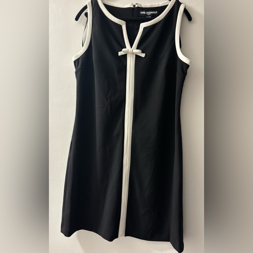 Karl Lagerfield scuba crepe dress